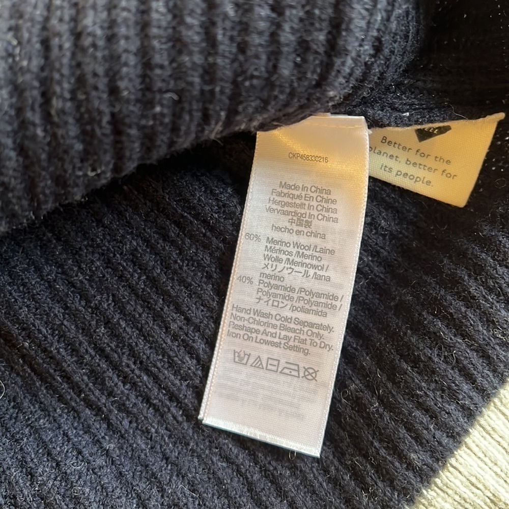 Madewell glenbrook half zip colorblock sweater - Picture 7 of 14